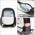 thumbnail image 4 of Black and Gold Marble Pattern 17" School Backpacks for Teens,Waterproof Oxford Fabric,S-Shape Padded Straps for School,Travel,Hiking,Camping, 4 of 6