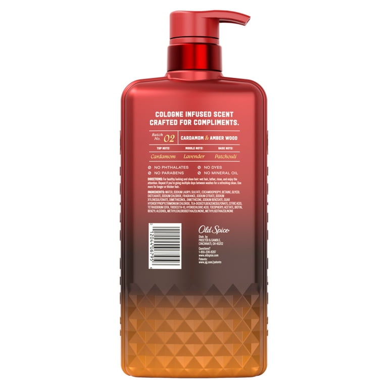 Old Spice Shampoo: The Spice Alchemist, Cologne-Infused Cardamom