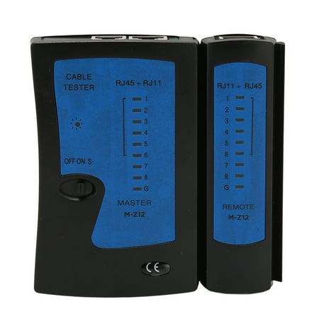 Shell Test Cable Cable Tester, 9V Battery ABS Shell Tester Quick Testing Ensure ...