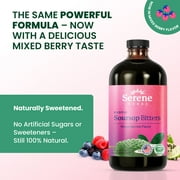 Serene Herbs Soursop Bitters Liquid – Mixed Berry Flavor, 16 fl oz