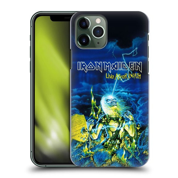 Head Case Designs Officially Licensed Iron Maiden Tours Live After Death Hard Back Case Compatible with Apple iPhone 11 Pro