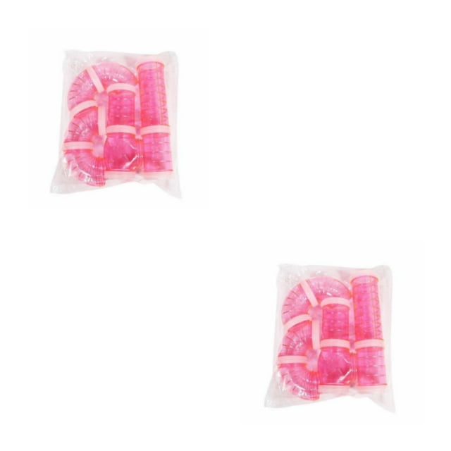ZheElen External Connection Tunnel Track Toy Hamster Tubes For Fun And Interesting pink 2Set
