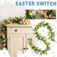thumbnail image 5 of 6FT Pastel Easter Egg Garlands for Mantle with Lights, Artificial Colorful Spring Easter Garland with Flowers & Eggs for Home Window Wall Holiday Party Easter, 5 of 5