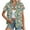 ி259-Multicolor, variant on Xuyuer Women's New Short Sleeve Lapel Casual Print Button Top T-Shirt - Stylish Collared Blouse with Button Detail for Everyday Wear