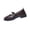 Brown, variant on Mary Jane for Women Gothic Oxford Shoes - Flat Shoes, Ankle Tied, Round Toe for Casual Dresses, Work, and Campus Brown 36