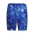 thumbnail image 5 of Gaeub Blurred Star Snow Christmas Printed Men's Short Pajama Pants, Lightweight Lounge & Sleep Bottoms Keep You Cool - Large, 5 of 9