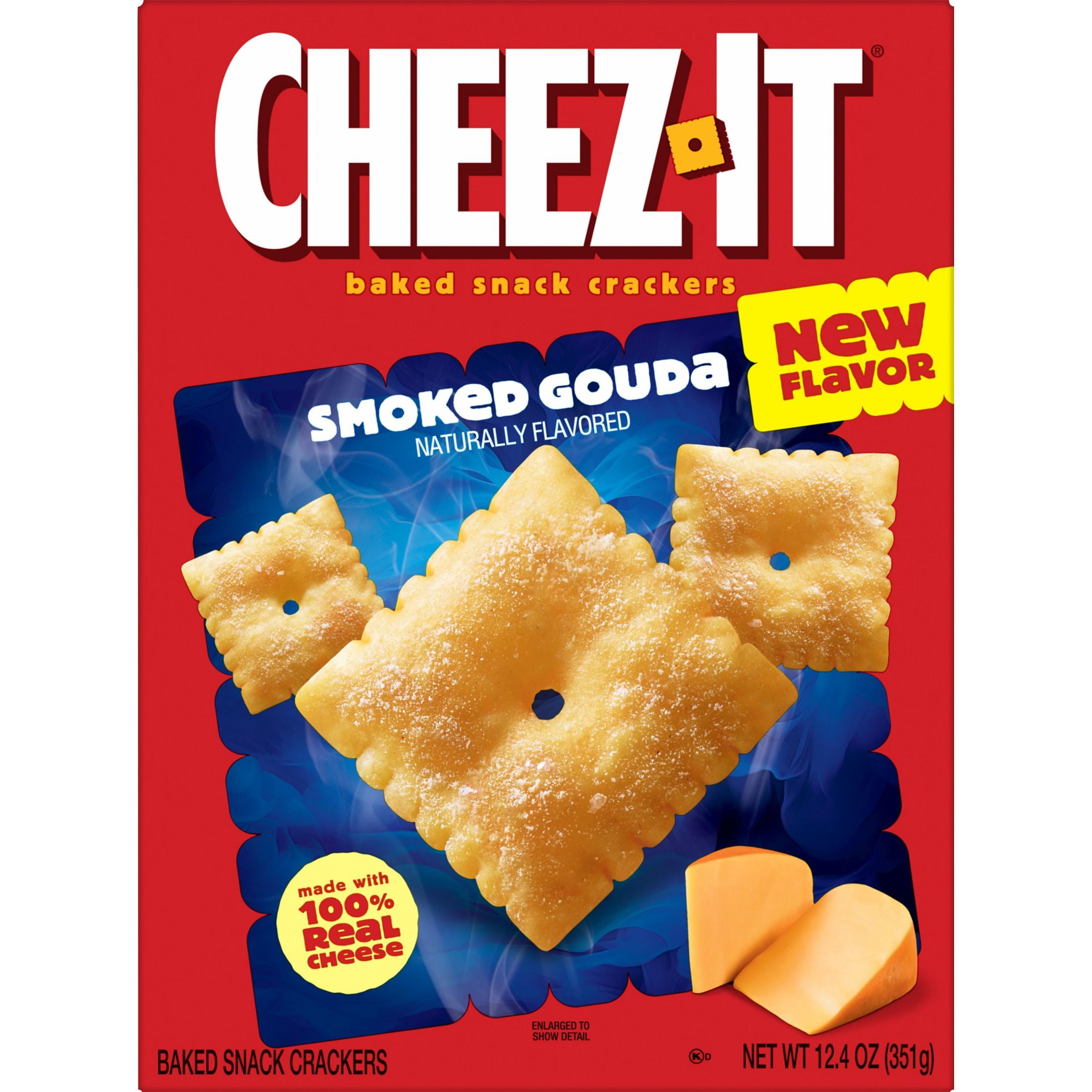 柔らかい Baked Gouda Smoked Cheez-It Snack Snacks Lunch Crackers, ダイエットドリンク