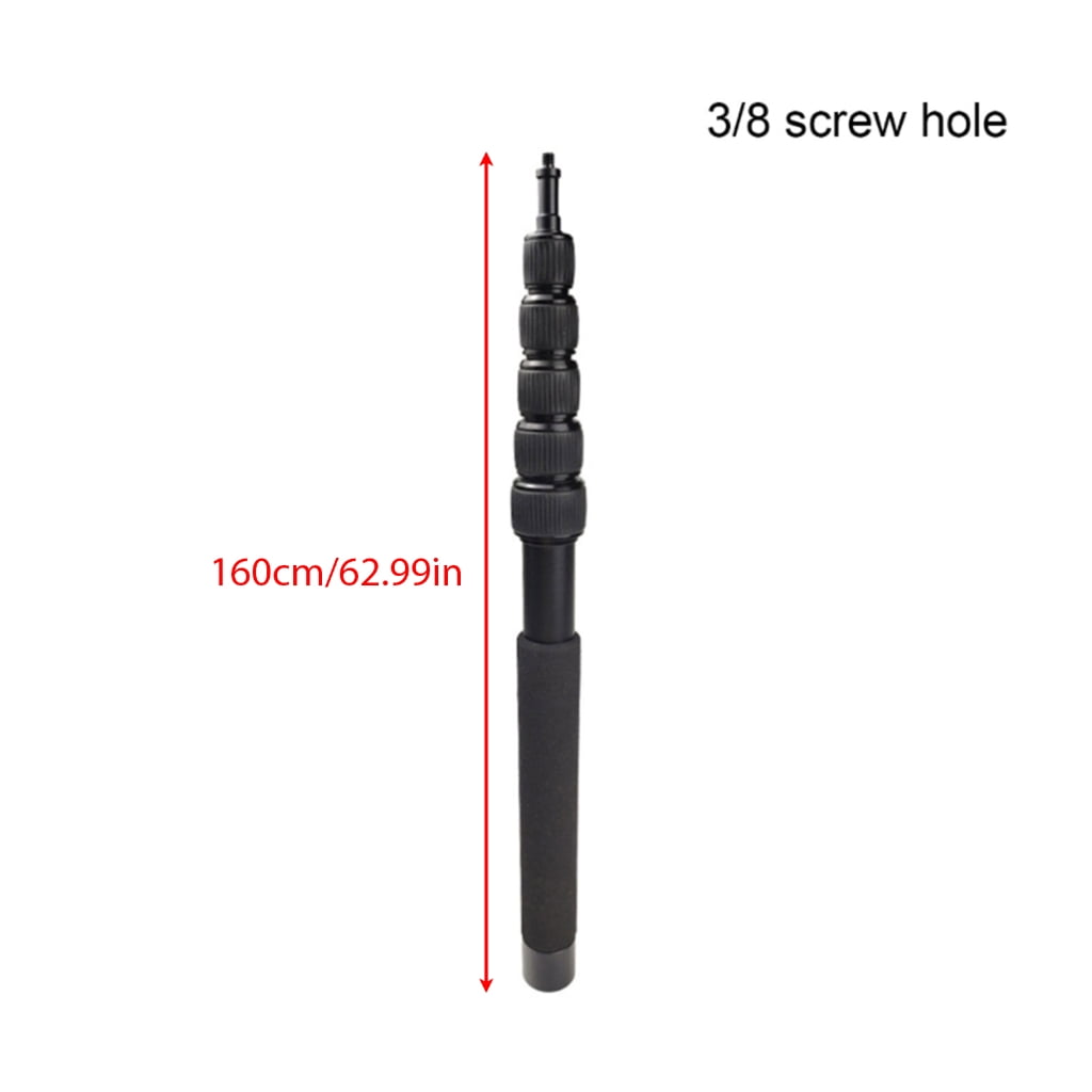 NEXAVKPR 6-Section Extendable Microphone Arm Pole for Filming with 1/4" / 3/8" Threads