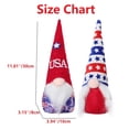thumbnail image 2 of 2PCS 4th of July Gnomes Patriotic Gnomes Independence Day Memorial Day Home Party Indoor Table Decorations, Style 1, 2 of 11