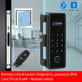 thumbnail image 1 of Bluetooth Unlock Control Smart Glass Door Lock Electronic Biometric Fingerprint Electric Password, 1 of 7