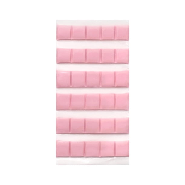 Uñas reutilizables, duraderas, de juguete para niños, fáciles de usar, soporte para arcilla de uñas, postizas Rosa