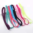 thumbnail image 3 of Lubelski 5Pcs Elastic Rope Candy Color Sports Yoga Headband Non-slip Hair Accessories, 3 of 6