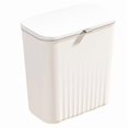 thumbnail image 2 of Cubo de Basura de Cocina, Puerta de Armario para el Hogar, Cubierta Deslizante Colgante, Cubo de Almacenamiento, Cubo de Basura, Cubo de Basura Montado en la Pared, Blanco, 2 of 10