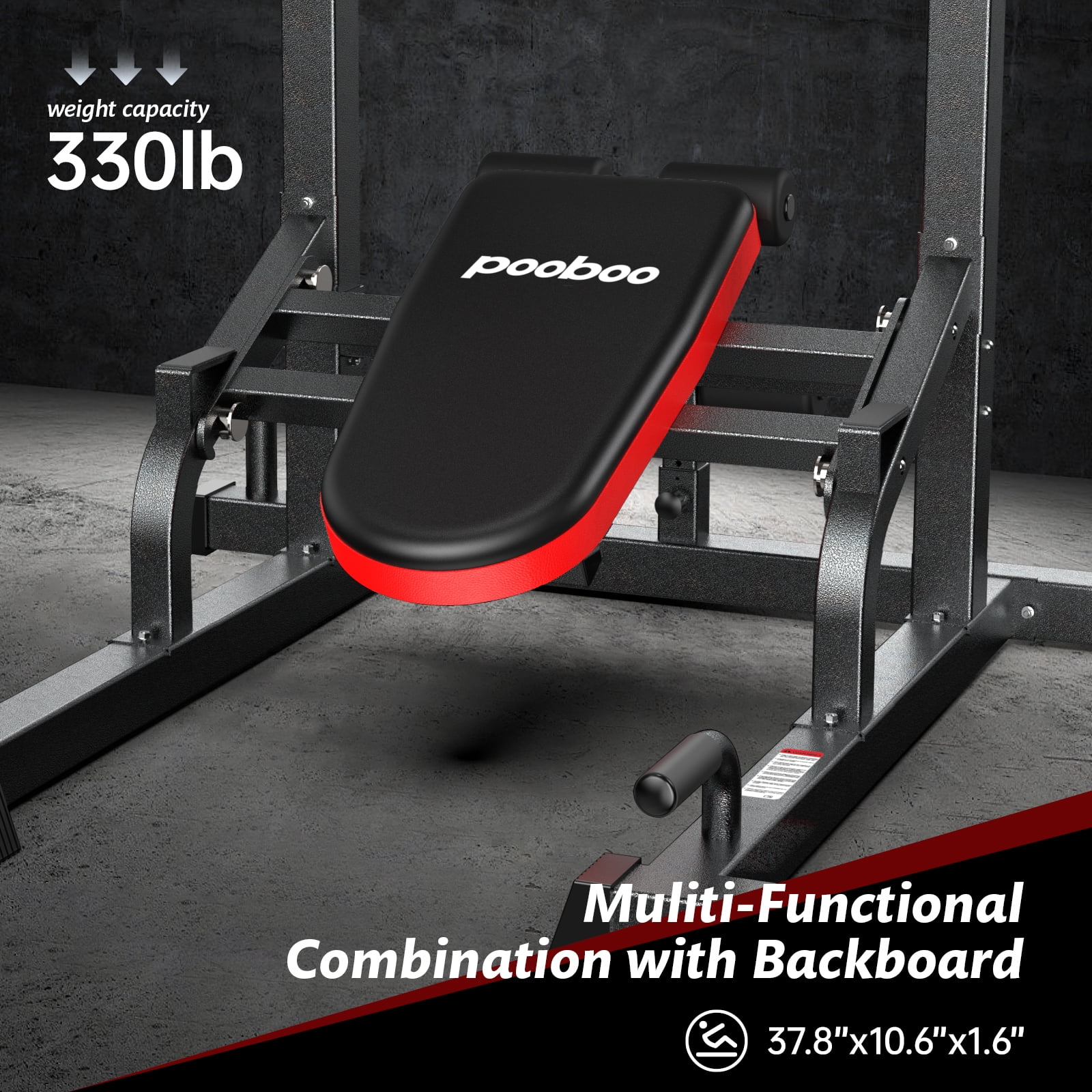 LNOW Multifunction Power Tower with Rock Climbing Grip and