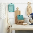 thumbnail image 2 of KitchenAid Beacon Two-Tone Pot Holder 2-Pack Set, Aqua Sky, 7"x10", 2 of 6