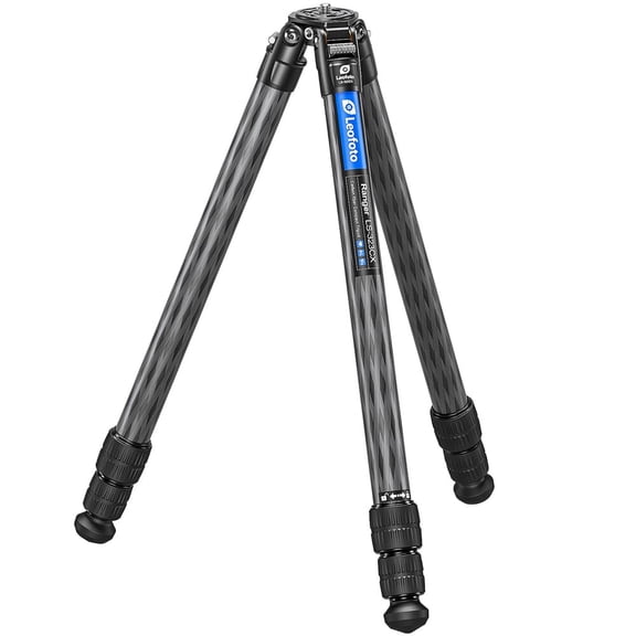 Leofoto LS-X Ranger Carbon Fiber Tripod, 10x Carbon Fiber Tubes, CNC 6061 Aluminum, Twist Leg Lock, Interchangeable Feet (LS-323CX)