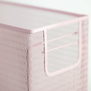 Blu Monaco 5 Piece Pink Office Supplies Desk Organizer Set