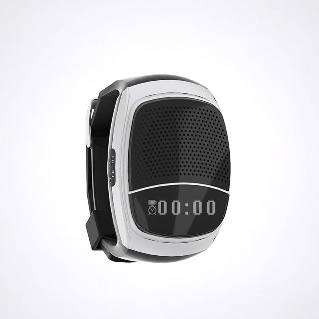 Reloj con altavoz Bluetooth inalámbrico para muñeca, mini estéreo para deportes al aire libre, pantalla inteligente, tarjeta portátil, radio