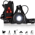 thumbnail image 1 of Reflective Running Vest, Adjustable Beam Lighting, Night Safety LED for Enhanced Visibility & Comfortable Wear, 1 of 5