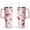 Pink-83, variant on 40oz Cute Red Strawberry Stainless Steel Flip Straw Tumbler Spill Proof Travel Cup Double Wall Vacuum Insulated Coffee Mug with Top Handle