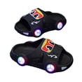 thumbnail image 4 of ITSAME Boys Girls LED Light Up Slippers, Comfy Anti-Slip Soft Sole Open Toe Summer Casual Fashion Slippers Black 11.5(Little Kids), 4 of 5