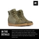 thumbnail image 2 of Botas de invierno Sorel Evie II NW Lace para mujer, color verde piedra, talla 6.5, 2 of 7
