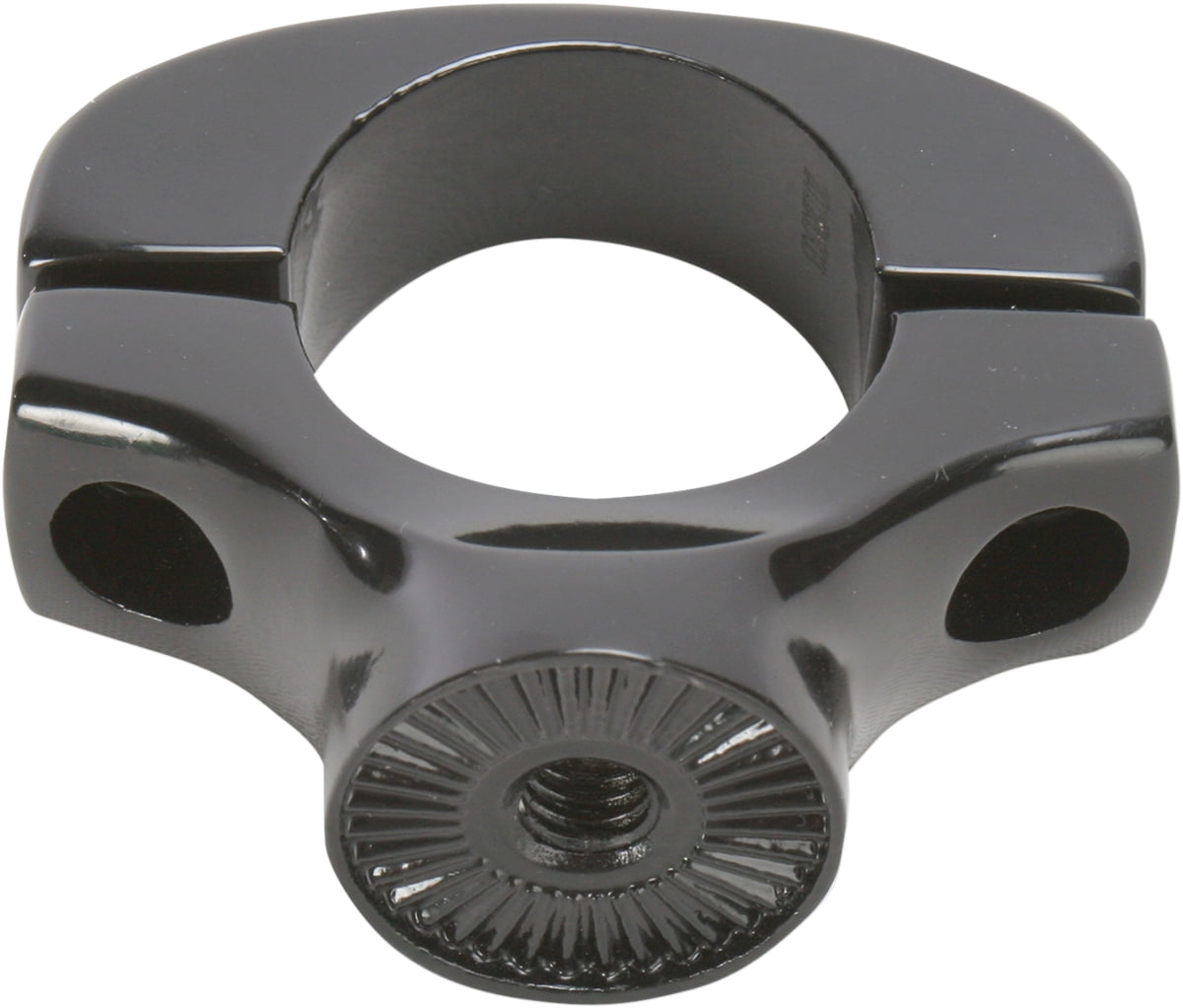 Kuryakyn Mount for Vertical SideMount License Plate Holder Gloss Black