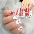 thumbnail image 2 of DIY Nail Stickers Full Wrap Polish Strips Art Designs for Women Girls Easy Apply Reusable Decals Manicure Kit, 2 of 6