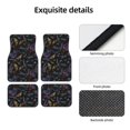 thumbnail image 4 of Pofeuu Lavender Flowers Print Car Foot Mat Set of 4 Pieces - All-Weather Full Set Floor Mats for Cars Trucks SUVs, 4 of 7