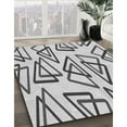 thumbnail image 3 of Ahgly Company Machine Washable Indoor Rectangle Transitional Platinum Gray Area Rugs, 6' x 9', 3 of 7