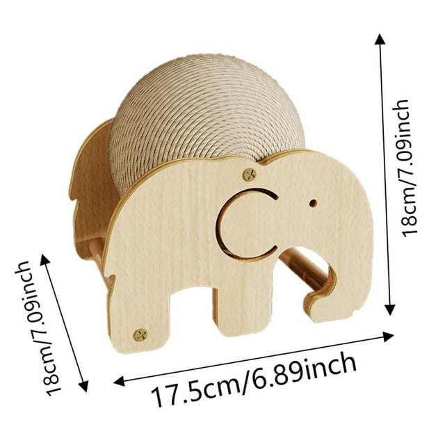 Cat Scratcher Toy Natural Sisal Cat Scratching Ba Ll With Stable Stand S Pinning Cat Ba Ll Interactive Exercise Toy For Cats &