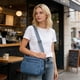 thumbnail image 1 of CaiYueKe Women's Crossbody Bag Shoulder Bag Lightweight Oxford Fabric Multi Compartment Purse Tote Handbag for Daily Use Commuting Travel Fashion Accessories, 1 of 7