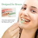 thumbnail image 3 of Hilo dental de ortodoncia de 300 unidades para aparatos ortopédicos con dispensador de hilo dental, hilo dental para dientes de niños y adultos, hilo dental para aparatos ortopédicos, púas de hilo den, 3 of 6