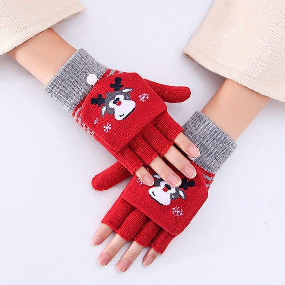 YABCSAZ Winter Thermal Gloves for Men Women, Touch Screen Coldproof Velvet Fleece Lined Stretchy Thick Warm Gloves for Outdoor Driving, All Ages, Black