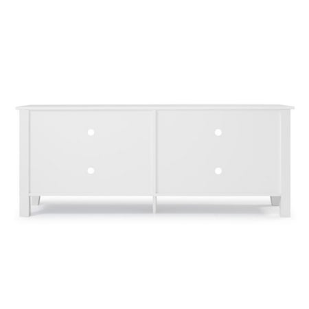 Walker Edison 58 Essential TV Stand Console - White