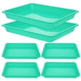 thumbnail image 1 of 6Pcs Puzzle Sorter Trays Green Rectangular For Building Blocks Puzzles Small Toys Home Organization, 1 of 8
