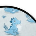 thumbnail image 4 of 36.2 Inch Round Floor Mat Cartoon Blue Dinosaurs Carpet Decor Rug for Living Room Bedroom, 4 of 6
