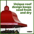 thumbnail image 6 of Pennington Red Resin Songbird Lantern Wild Bird Hopper Feeder, 1 lb. Capacity, 4 Pack, 6 of 13