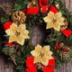 thumbnail image 5 of 28pcs XMAS Poinsettia Artificial Flores Flores falsas Flores falsas Favores de fiesta de Navidad, 5 of 7