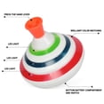 thumbnail image 3 of Push Down Spinning Top Toy with LED and Music Peg-top Hand Spinning Gyro Toy Gift for Kids, 3 of 9