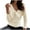 Beige, variant on Dgankt Sweaters for Women Casual Solid Color Long-Sleeve Top Knit V-Neck Twist-Detail Sweater,Sizes S-2XL