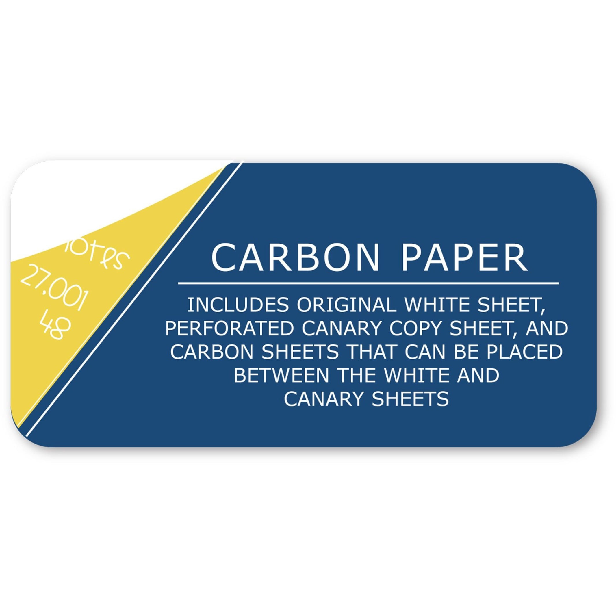 Roaring Spring 4x4 Graph Ruled Spiral Lab Notebook with Numbered Carbon Sets, 1 Case (12 Total), 11" x 9" 50 Sets, White/Canary Pages