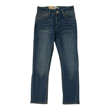 Levi Strauss Boy's 511 Modern Slim Fit Stretch 5 Pockets Denim Jean (Medium Wash, 20 Reg (30x30))