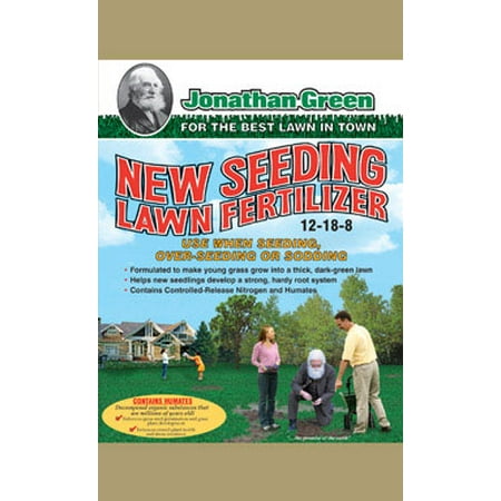 Jonathan Green 12-18-8 New Lawn Starter Fertilizer For All Grass Types 15 lb. 5000 sq. ft. - Case Of: 1