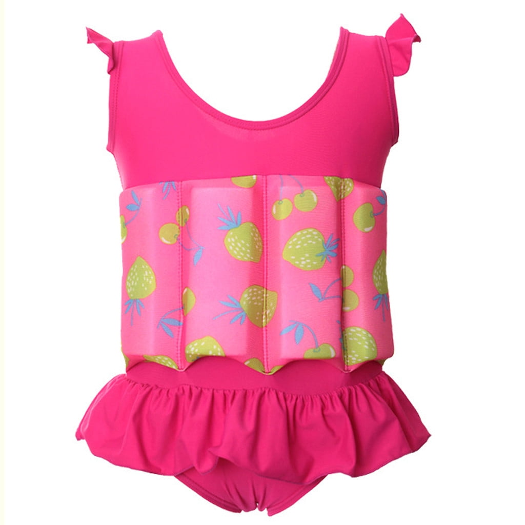 Mchoice Kids Float Swimsuit Romper For Baby Girls Toddlerone Piece