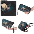 thumbnail image 4 of ZUXONGSY Leather Sea Turtle Starfish Print Tote Bag with Practicality Makeup Bag Wallet for Women PU Leather Top Handle Satchel Set with Casual Travel Toiletry Bag Slim Wallet for Shopping Work, 4 of 4