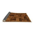 thumbnail image 2 of Ahgly Company Indoor Rectangle Abstract Orange Modern Area Rugs, 5' x 7', 2 of 4