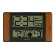 La Crosse Technology 513-1417CH Atomic Digital Clock with Temperature and Moon Phase