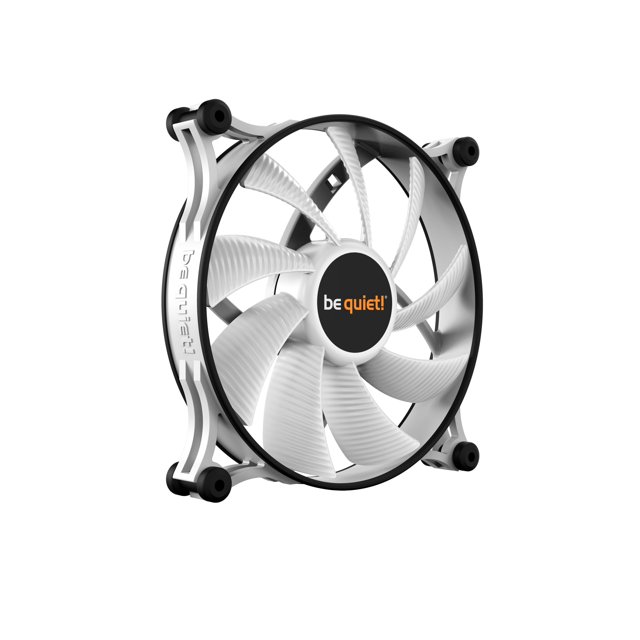 ¡Ventilador de refrigeración, silencio! Shadow Wings 2, 140 mm, color blanco, bajo nivel de ruido
