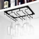 thumbnail image 2 of Soporte para copas de vino - Soporte para copas de gabinete base Soporte para copas de vino colgante para cocina, bar, bar, 1 pieza, negro Vhermosa 32.5*25*7cm, 2 of 4